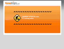 Tablet Screenshot of catalyst-projects.com